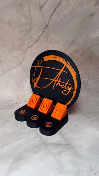 Exhibidor NFC Impresión 3D logo Personalizado