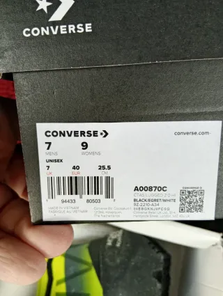 Converse Botas Plataforma Negras