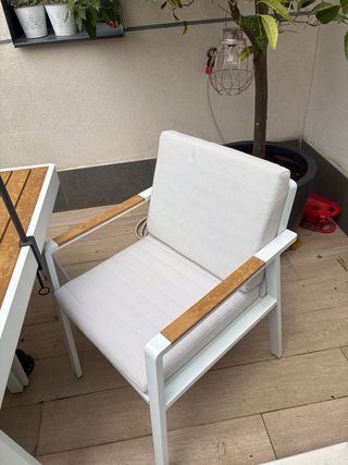 Mesa Comedor exterior 8pax Madera y Aluminio