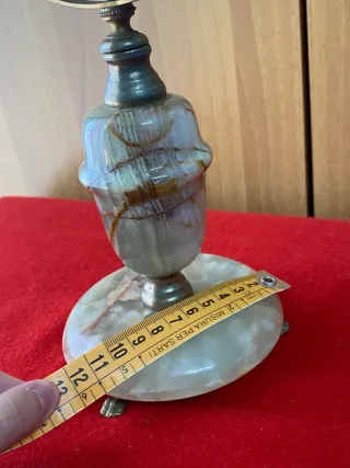 Specchio da tavolo in onice