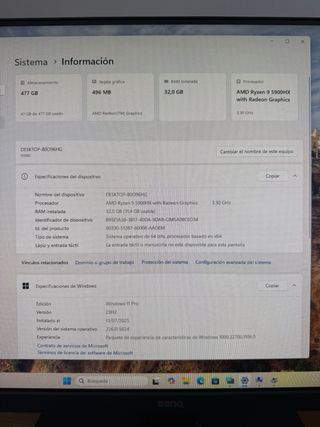 MinisForum HX90 PC Ryzen 9 5900HX