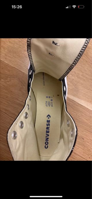 Converse negras altas