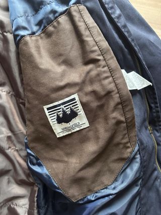 Chaquetón trenca Springfield azul