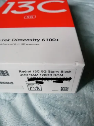 Xiaomi Redmi 13C 5G Negro