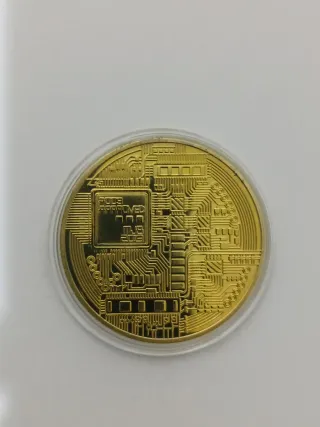 Réplica Moneda Bitcoin Modelo Exclusivo