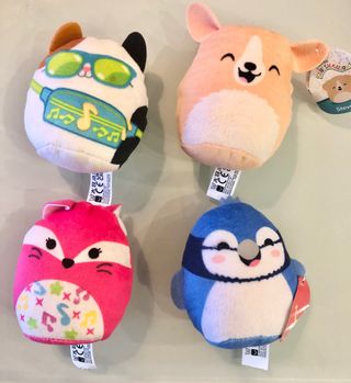 Peluche Squishmallows 4 figuras