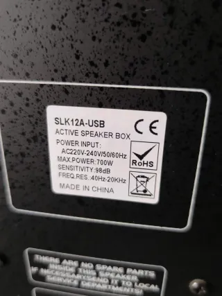 Altavoz Ibiza Sound Negro