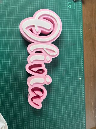 Lámpara LED personalizada Impresión 3D