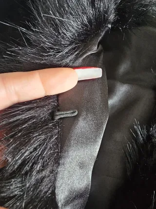 Chaleco Piel Sintética Negro