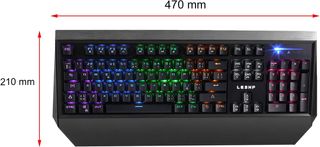 Teclado Mecánico Gaming LESHP ID-303 - LED Blu Sw