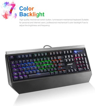 Teclado Mecánico Gaming LESHP ID-303 - LED Blu Sw