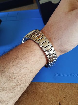 Reloj Baguette Azul 42mm Acero 316L Nuevo