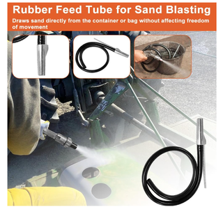 Kit pistola sabbiatura con tubo