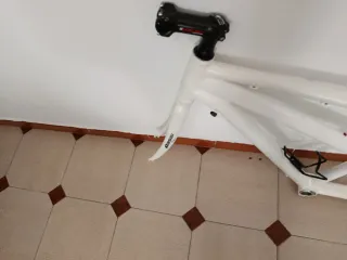 Cuadro Tándem Carretera Massi Blanco