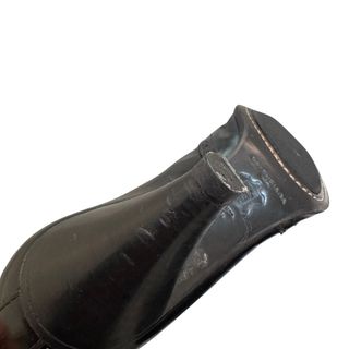 Balenciaga Oxford Tacón Piel Negra Mujer