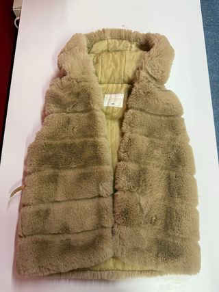 Chaleco niña pelo sintético