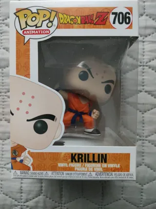 Lote 3 Funkos Dragon Ball Z: Vegeta, Goku, Krilin