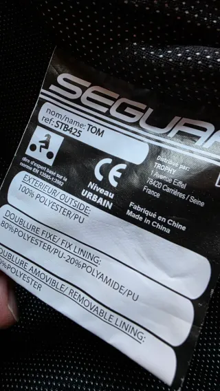 Giubbotto moto Segura taglia L nuovo