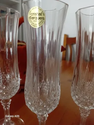 Copas de champán Cristal d'Arques