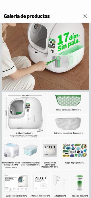 Petkit Puro Max Pro - Blanco