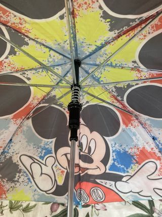 Lote 2 Paraguas Infantiles Paw Patrol y Mickey