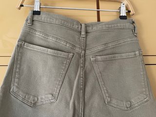 Pantalón Mango verde acampanado