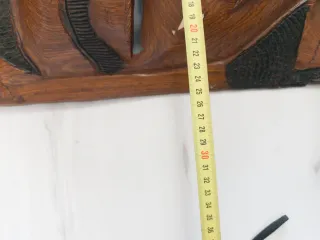 Máscara africana de madera indu Artesanal figura