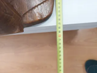 Máscara africana de madera indu Artesanal figura