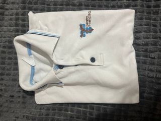 Polo uniforme blanco Franciscanos manga corta