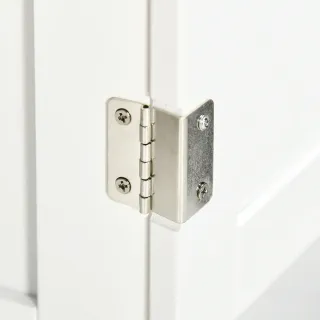 Mueble bajo lavabo suelo madera blanco