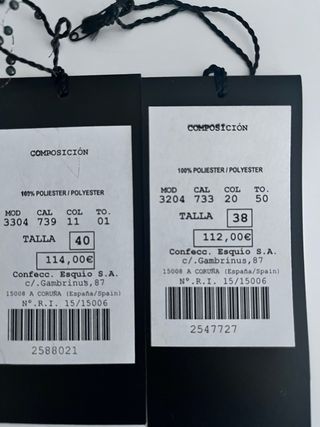 Conjunto Alba Conde Top y Falda Talla 40/38