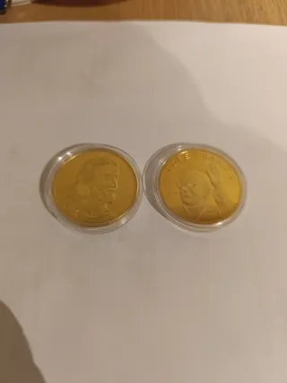 Réplica Moneda Papa Francisco y Jesucristo