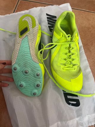 Zapatillas Nike Rival Multi Clavos Amarillas