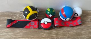 Cinturón Juguete Pokémon con Bolas
