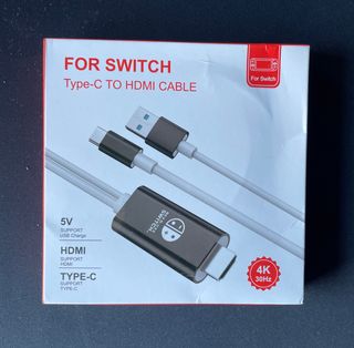 Cavo C a HDMI con Ricarica USB Switch