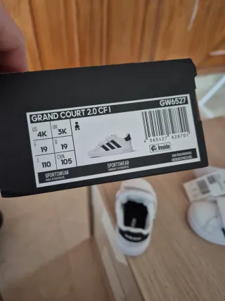 Adidas Grand Court 2.0 CFI Bebé Blanco