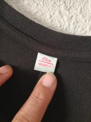 Vestido negro corto con bolsillos Talla M