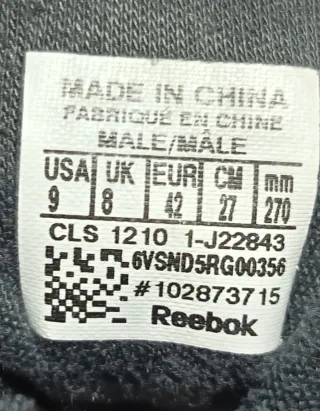 Zapatillas Reebok ZigZag zignano Negro Naranja