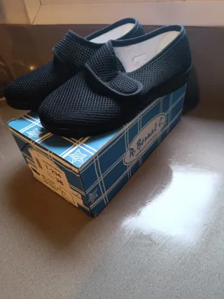Zapatillas cómodas señora negras