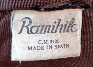 Chaqueta Piel Mujer Marrón con Cuello Pelo