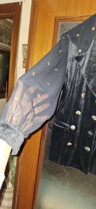 Chaqueta de Fiesta Negra terciopelo