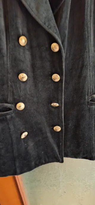 Chaqueta de Fiesta Negra terciopelo