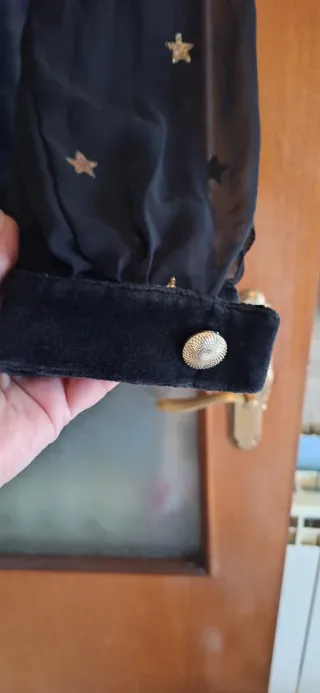 Chaqueta de Fiesta Negra terciopelo