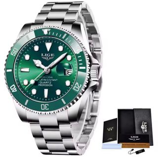Reloj LIGE Cuarzo Verde Hombre