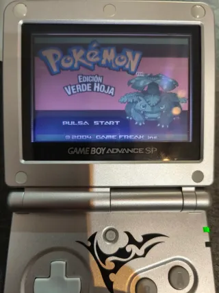 Pokémon Verde Hoja GBA Cartucho + Adaptador