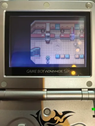 Pokémon Verde Hoja GBA Cartucho + Adaptador