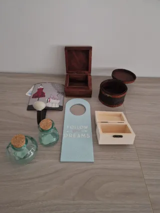 Lote Decoración: Cajas y Botellas