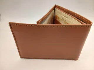 Cartera de caballero piel marrón