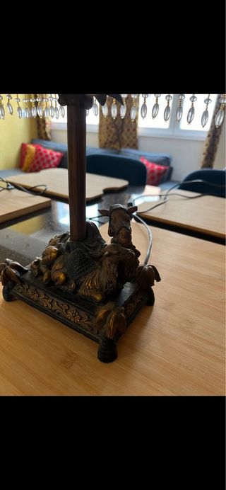 2 x Lámparas de mesa con camellos