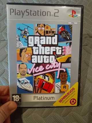 GTA Vice City Platinum PS2 PAL Completo